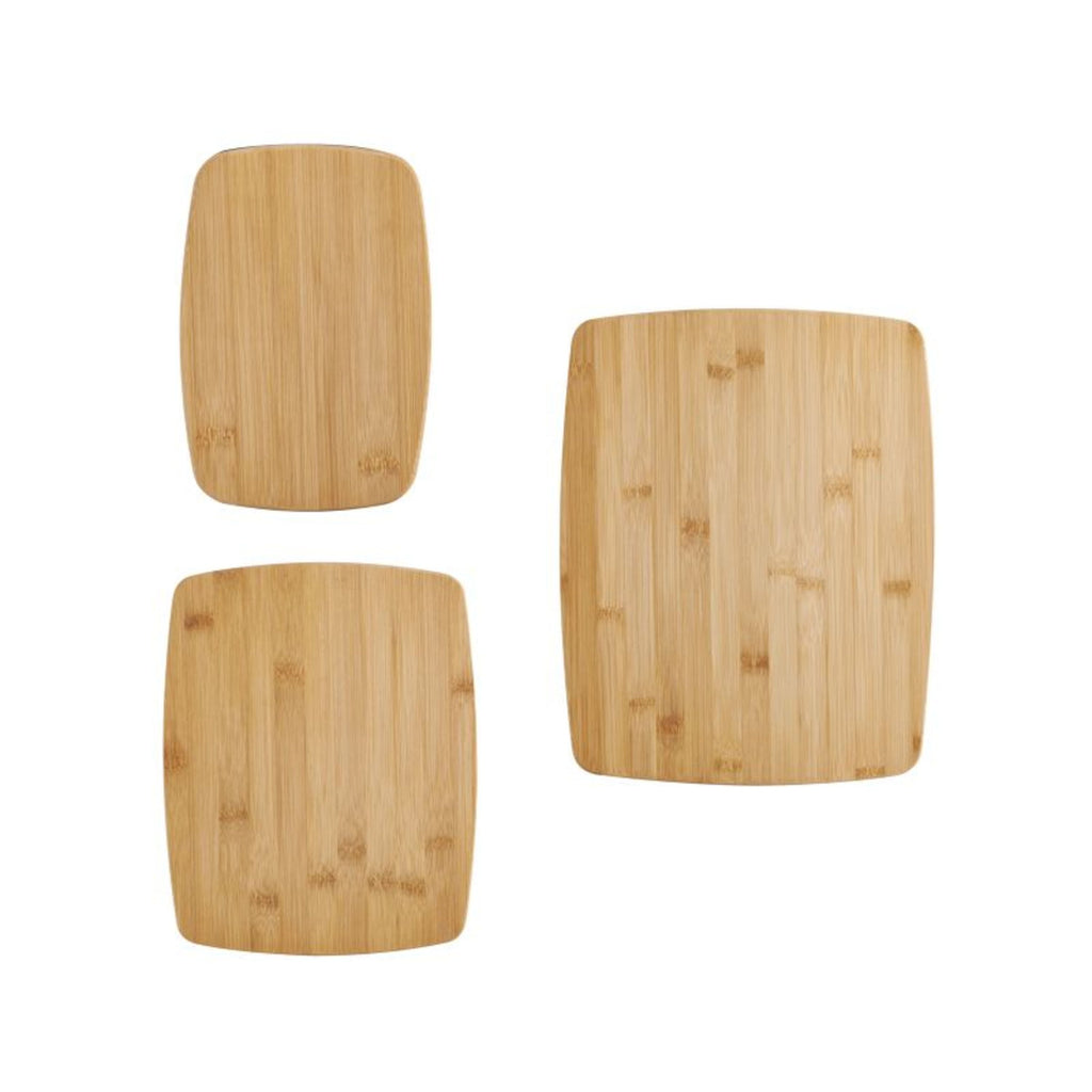 Farberware 3 Piece Kitchen Cutting Board Set Bamboo